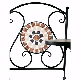 Zahradní set, balkonový set stůl + 2 židle - 7