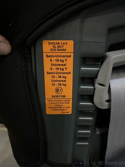 Autosedačka Britax römer evolva 123 isofix - 7