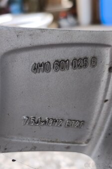 18" 7,5JX18 ET26 5X112 ORIGINÁLNÍ SADA DISKŮ JAKO NOVÉ - 7