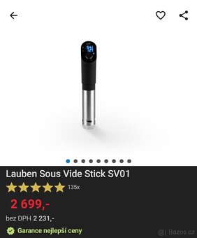 Sous vide Lauben včetně plastové nádoby a držáků - 7