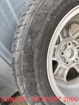 Letní sada ALU KOLA 6.5Jx15H2 ET50, DUNLOP 195/65 R15; - 7