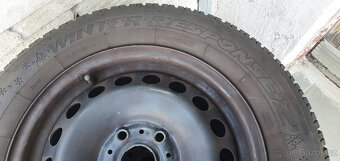 Plechové 15" disky org. VW 5x112mm., pneu 195/65/15" 91T - 7