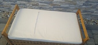 Dřevěná lavička s úložným prostorem - 7