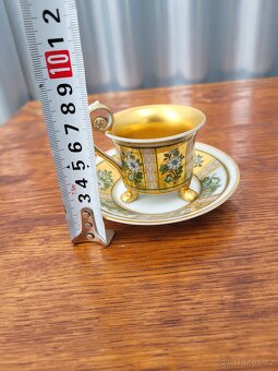 Starožitný šalek s podšálkem - Bavaria - 7