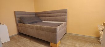 Americká  čalouněná postel 100 X 200 cm - 7