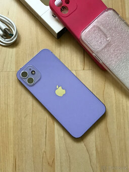 ‼️ iPhone 12 128GB Fialový / KRÁSNÁ ELEGANTNÍ BARVA ‼️ - 7