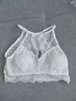 Nová dámská krajková podprsenka push up 75 B bralette - 7