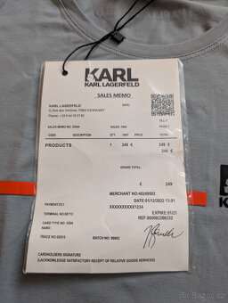 Pánské tričko s krátkým rukávem Karl Lagerfeld vel. XL - 7