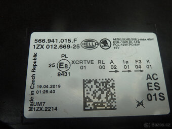 Škoda Kodiaq orig světlo lampa 566941015F 565945207A - 7