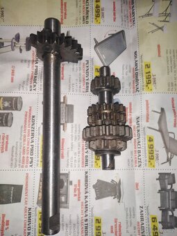 Prodám nový díly převodovky Jawa 20 21 23 mustang. - 7