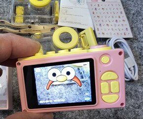 Dětská digitální FHD fotokamera s podvodním pouzdrem, GPS - 7