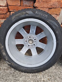 ALU Audi 5x112 17" se zimními pneu 225/50 R17 - 7
