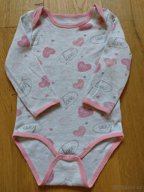 Tepláky s laclem + body (set) vel.80 - 7