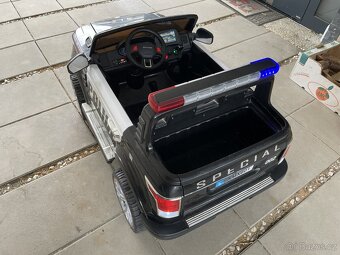 Dětské elektrické auto - Range Rover Evoque Policie - 7