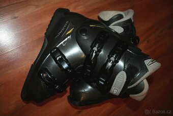 detské lyže Fischer 118 cm , lyžiarky Salomon - 7