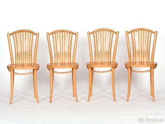 4x jídelní židle TON, krásny nepoškozený stav. - 7
