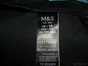 Marks & Spencer klasické kalhoty černé, velikost 44 / 16 K - 7