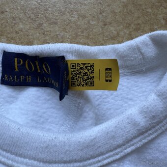 Ralph Lauren Polo 67 bílá mikina - 7
