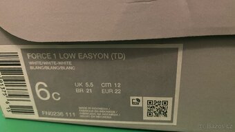 Dětské bílé tenisky Nike air - 7