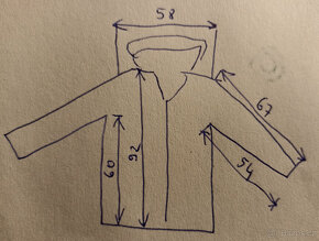 zimní bunda parka zelená L / XL - 7