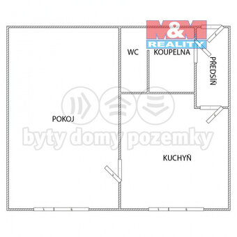 Prodej bytu 1+1, 36 m², Jirkov, ul. Pod Přivaděčem - 7