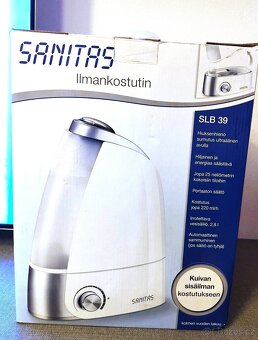 Ultrazvukový Zvlhčovač vzduchu SANITAS –JAKO NOVÝ - 7