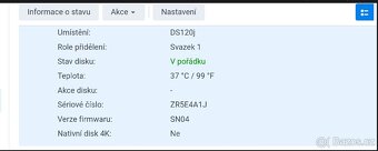 Synology DS120j Seagate EXOS X18 18TB ZÁRUKA 09/2026 - 7
