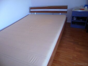 postel 145x205, rošt, matrace, šuplík - 7