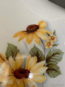 Velký porcelánový džbán Žluté květiny, Dubí - 7