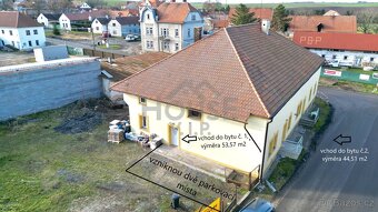 Nově zrekonstruovaný byt 2+kk, 53,57 m2, v obci Hořany - 7
