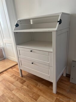IKEA Sundvik přebalovací půlt/komoda, bílá - 7