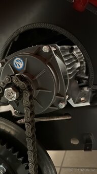 Sněžný elektrický traktůrek BROLS 1000 + el.radlice TOP STAV - 7