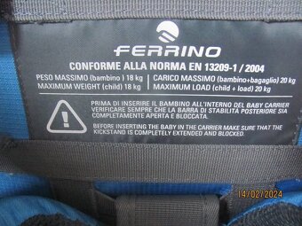 Dětská sedačka WOMBAT krosna na dítě - 7