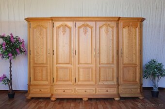 Belgická luxusní ložnice, celomasiv, světlý dub - 7