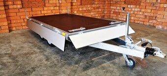 přívěsný vozík ALU 2700 kg 335x182x30 cm SVAŘOVANÝ - 7