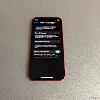 iPhone 12 mini 128GB červený, 100% baterie, záruka - 7
