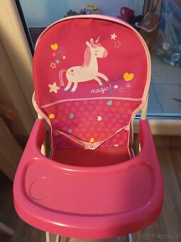 Kočárek na panenky se židličkou - 7