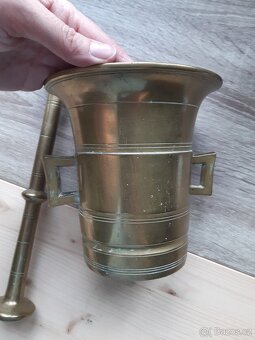 Mosazné hmoždířé s tloukem - 7