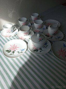 Čínský porcelán, orchidejový set - 7