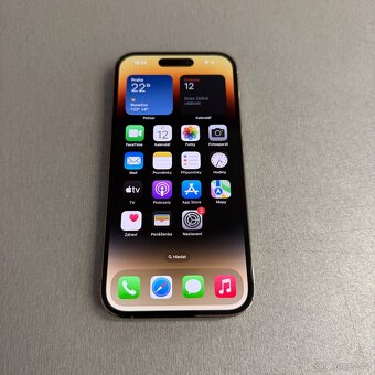iPhone 14 Pro 128GB gold, bez škrábance, rok záruka - 7
