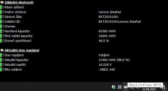 Lenovo notebook 17,3 HD displej, SSD, 8gb nVidia GT, myš - 7