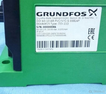 Dávkovací čerpadlo Grundfos DDI 60-10 60Lh 10bar membránové - 7