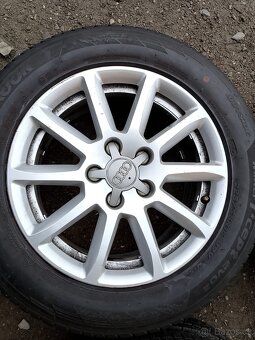 ALU Audi 7,5x16 5x112 et45+zimní pneu 225/55/16 - 7