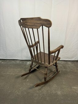 Starožitné houpací křeslo (137025) - 7