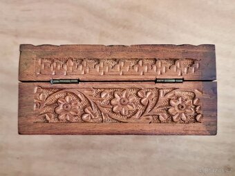 Dřevěná šperkovnice, India - 7