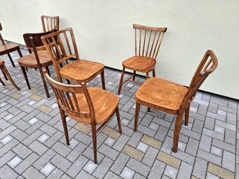 Celodřevěné retro jídelní židle TON, THONET - 7
