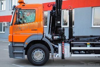 MERCEDES AXOR 19T HÁKOVÝ NOSIČ KONTEJNERŮ HYDRAULICKÁ RUKA - 7