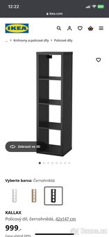 2x kancelářské stoly + 2x zásuvkový díl + policový díl IKEA - 7