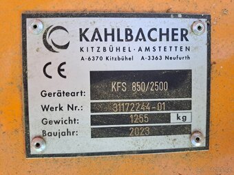 sněhová fréza Kahlbacher KFS850/2500 vč. stabil.závaží Mulag - 7