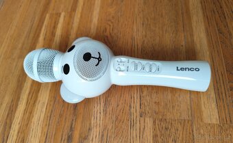 KARAOKE MIKROFON BÍLÝ MEDVĚD LENCO BMC-060WH PRO DĚTI - 7